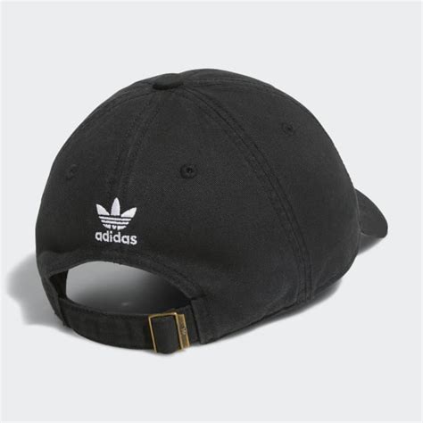 adidas original relaxed strap-black hat|More.